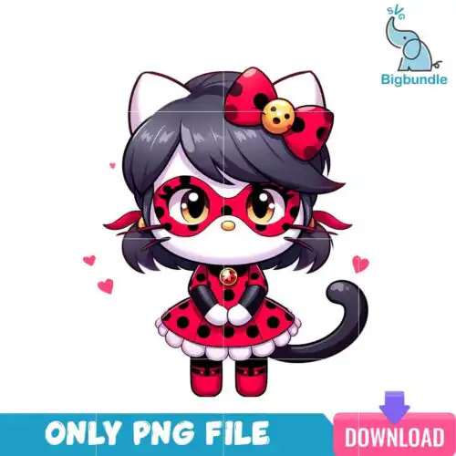 Lady Bugs Hello Kitty PNG