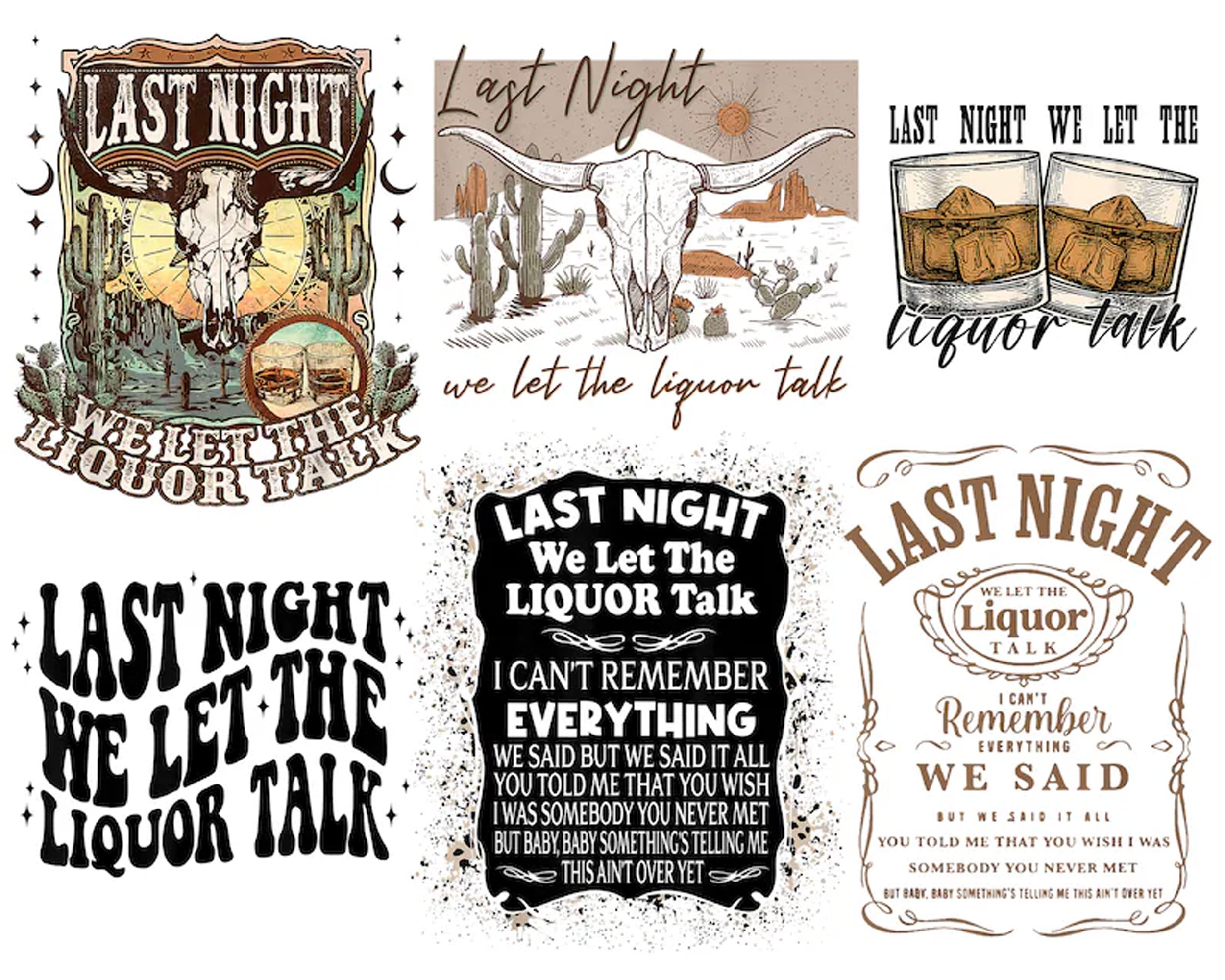 Last Night Bundle Png, Leopard Country Music Png, Instant download