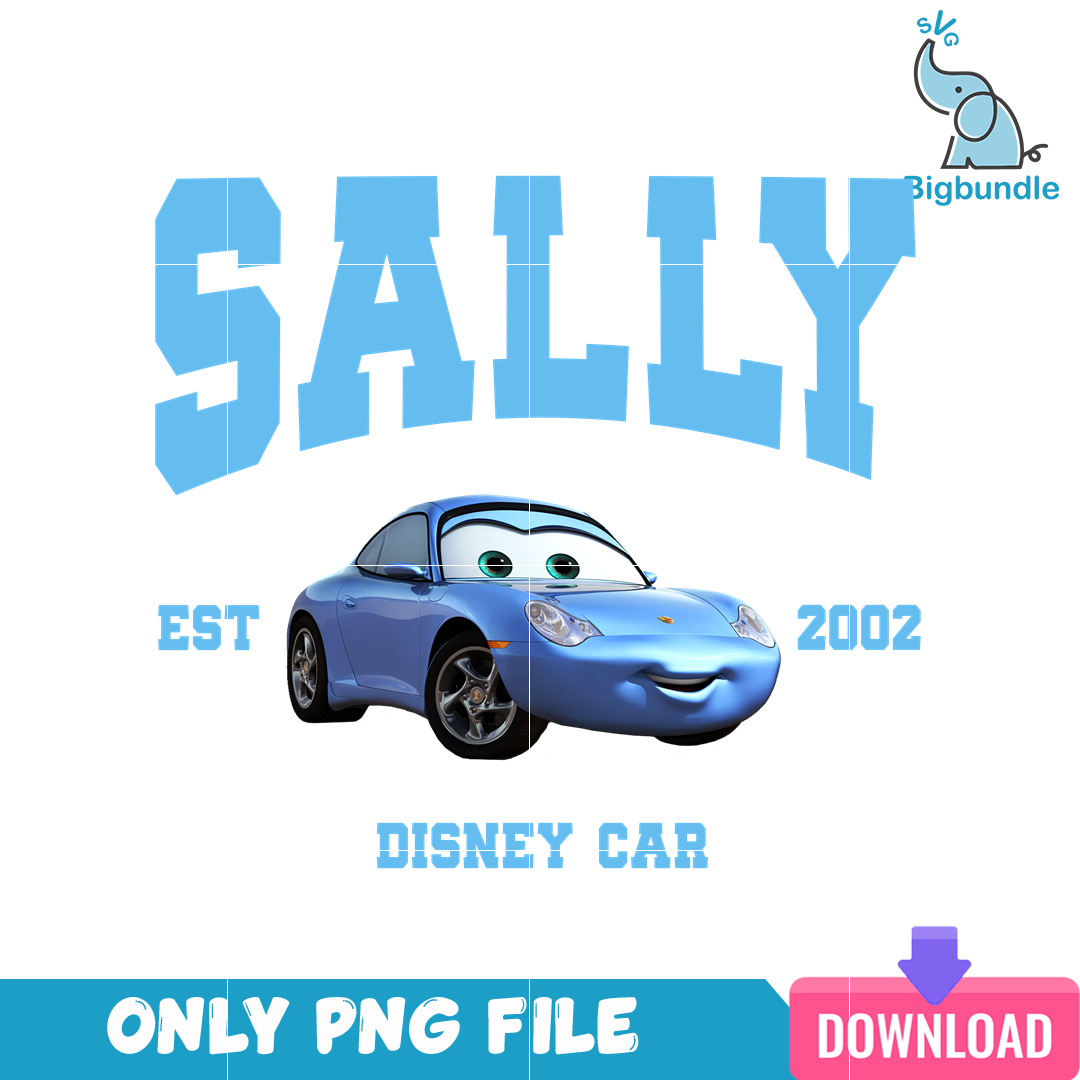 Disney Cars Sally 2024 PNG