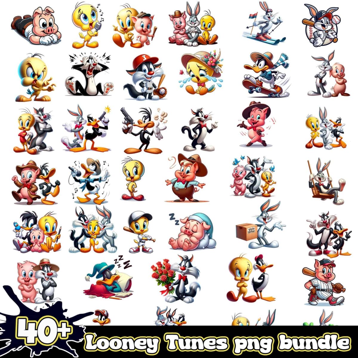 LooneyTunespngbundle