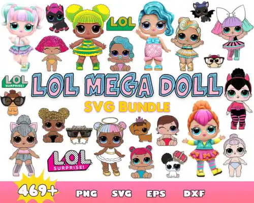 450+ Baby Doll Bundle Bundle dolls Svg, Beautiful Doll Png, clipart set vector, New Doll Svg