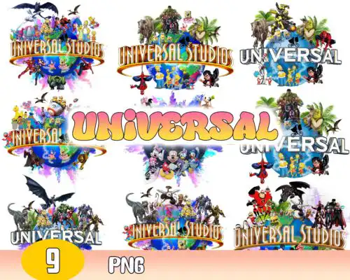 Bundle Universal Studios Png - Digital Download