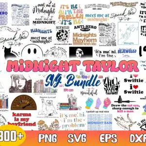 mgb2229.jpg Midnights era typographic collage with Anti-Hero lettering and karma cat graphics