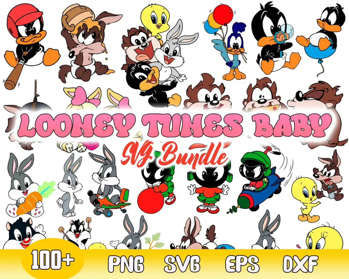 mgb2261.jpg Looney Toons Baby svg bundle - Digital download