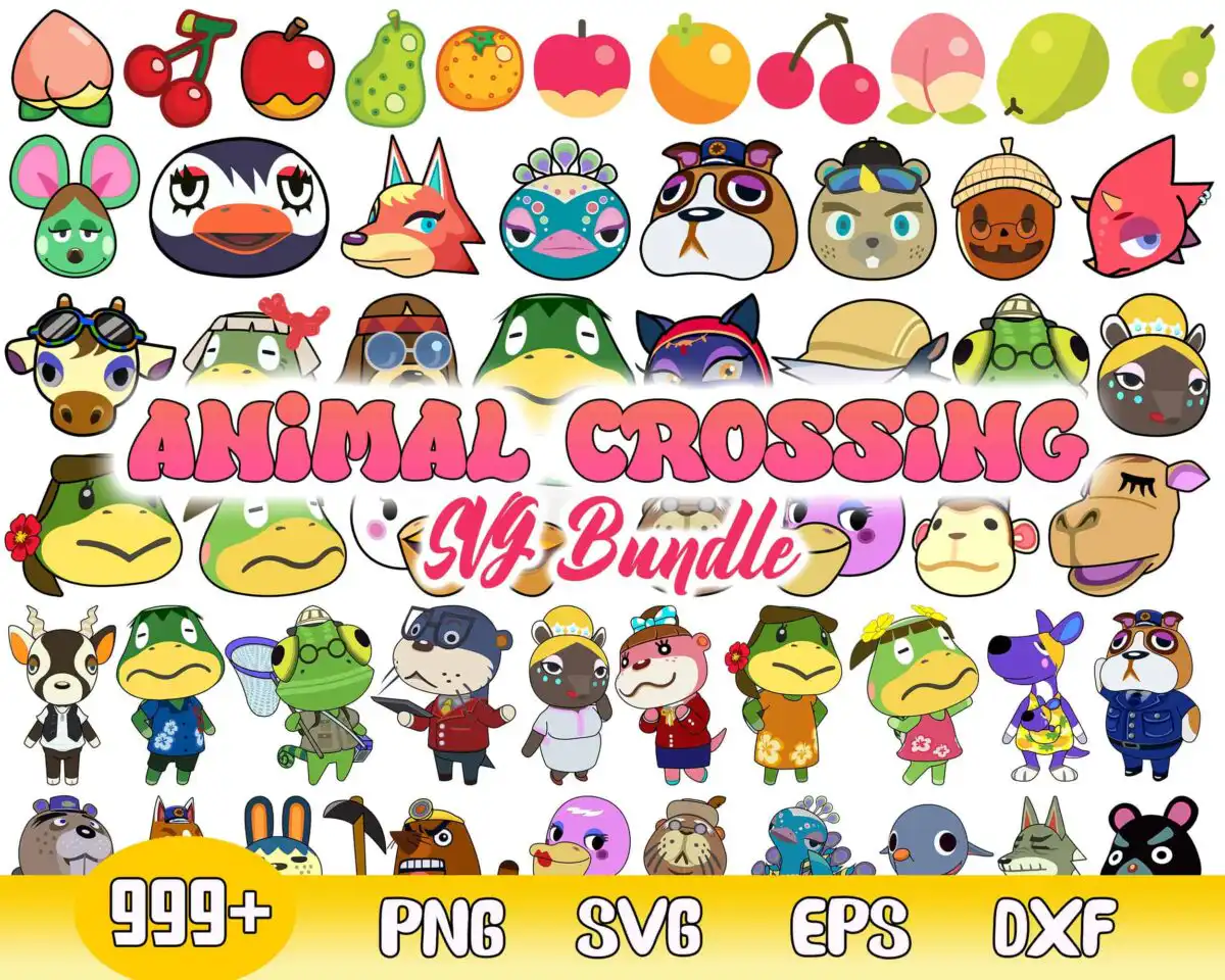 mgb2264.jpg 999+ Animal crossing SVG vectors, Bundle animal crossing svg
