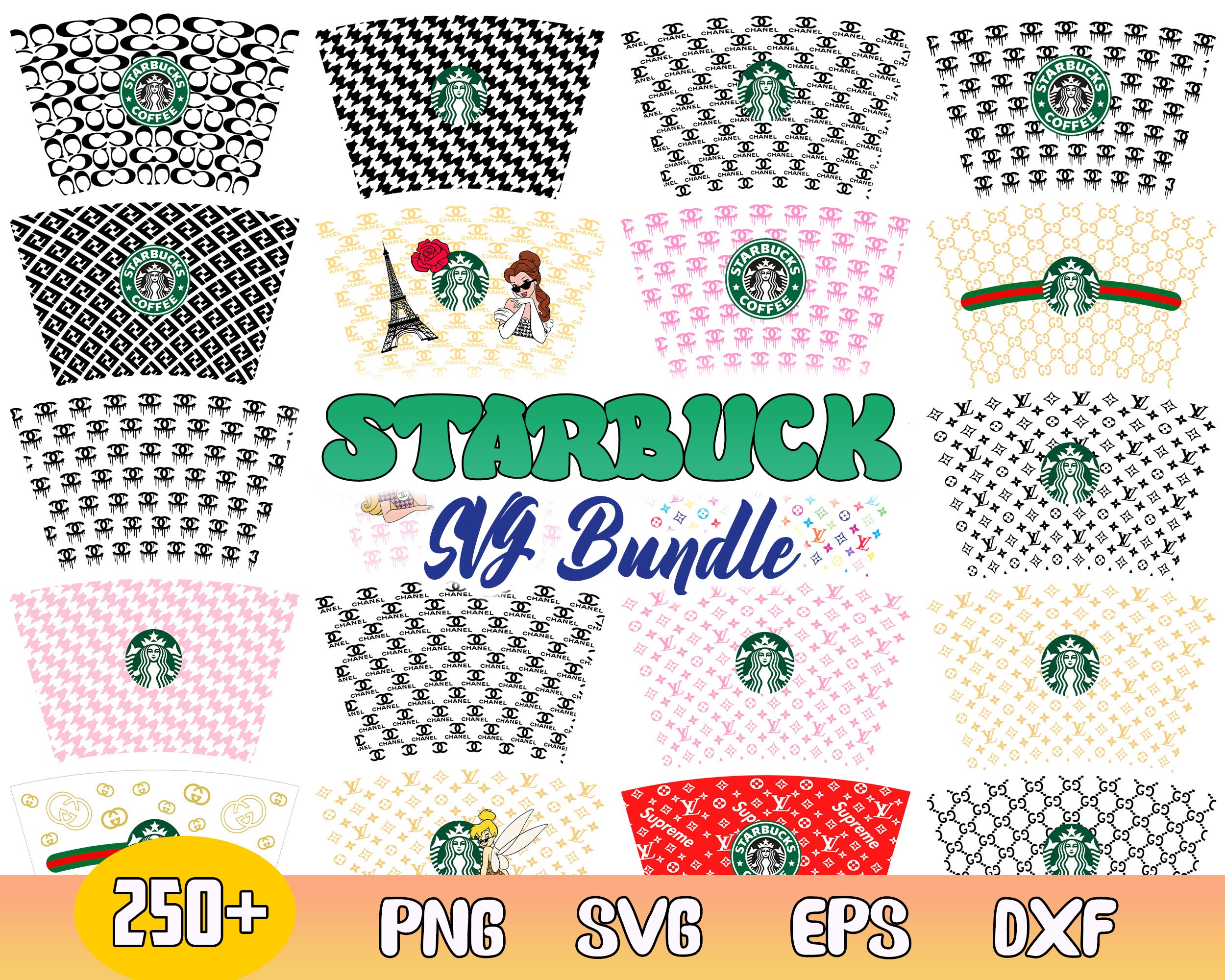 270+ Starbucks Wrap Luxury SVG Bundle 1.0