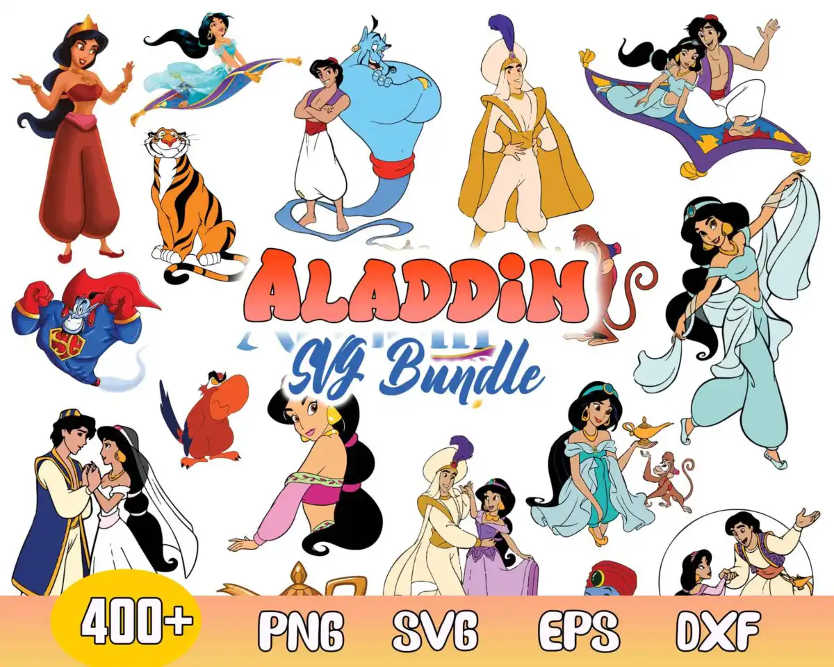 Aladdin SVG Bundle - Digital download