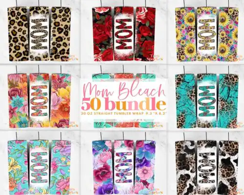 Mother's Day Tumbler Wrap bundle, Instant Download