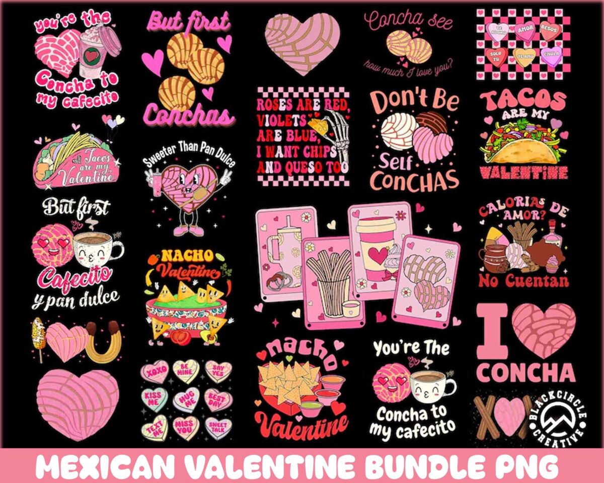 MexicanValentinePngBundle