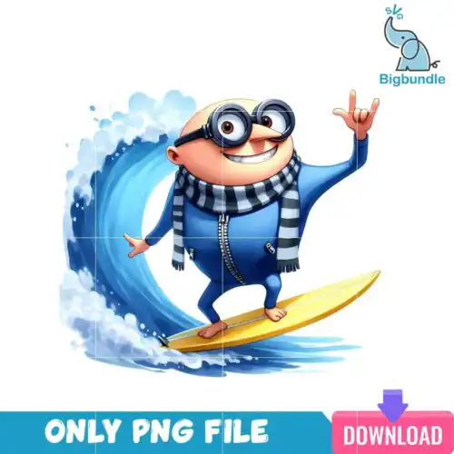 Gru Surfing Despicable Me PNG