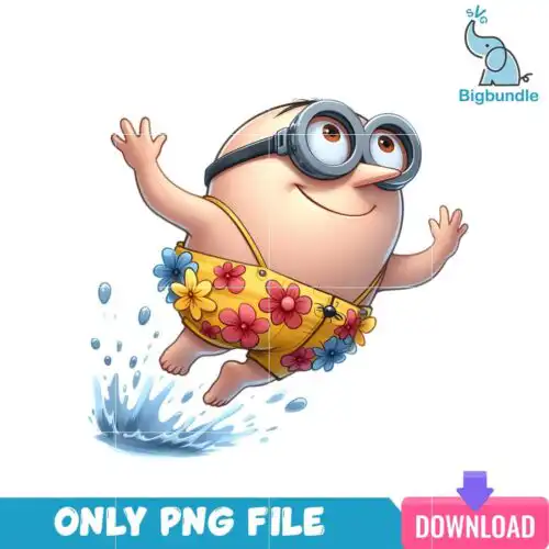 Minions_5.png Gru Swimming Despicable Me PNG
