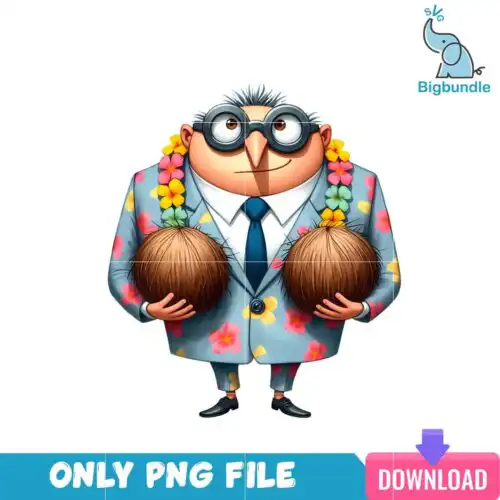 Minions_6.png Gru And Coconut Despicable Me PNG