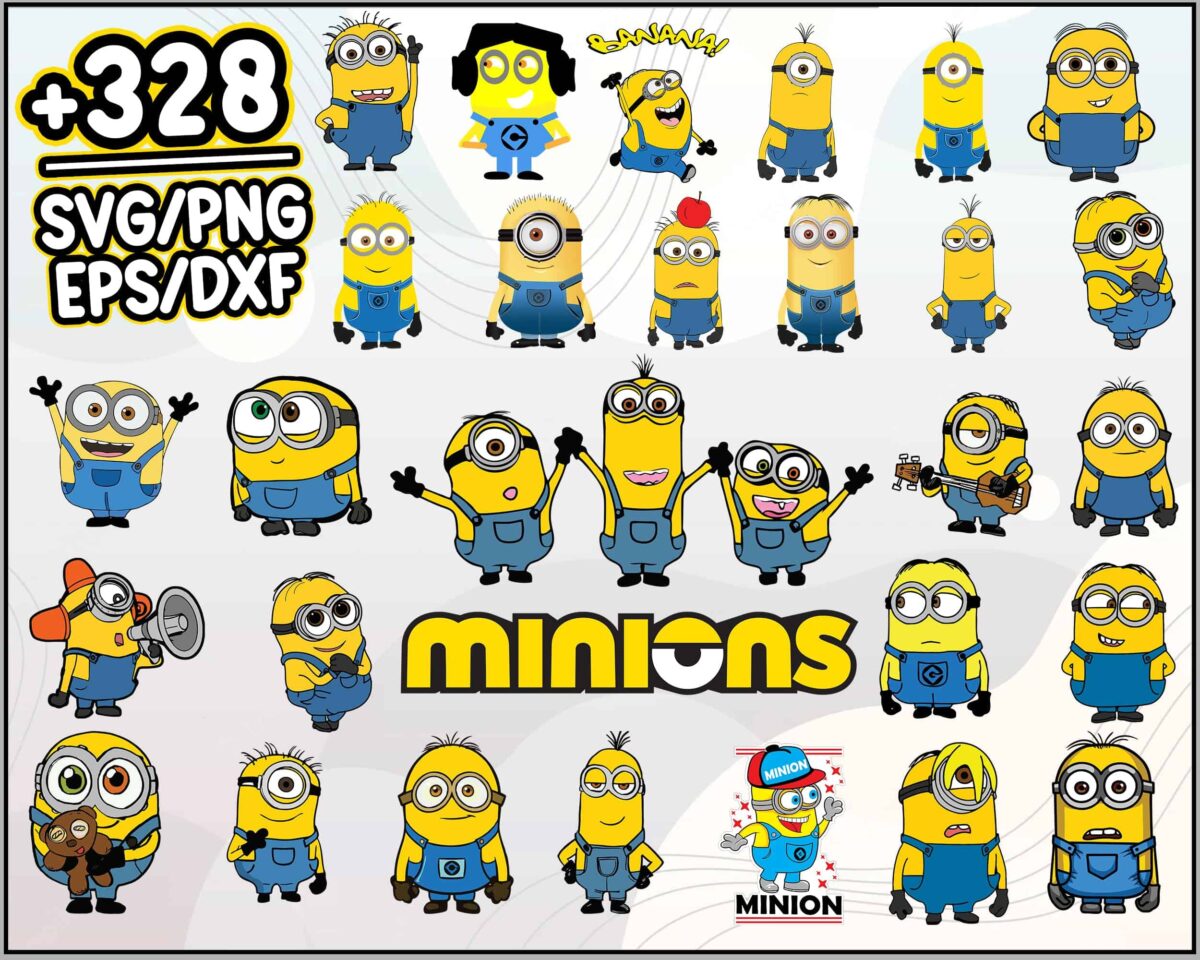 Minions SVG Bundle