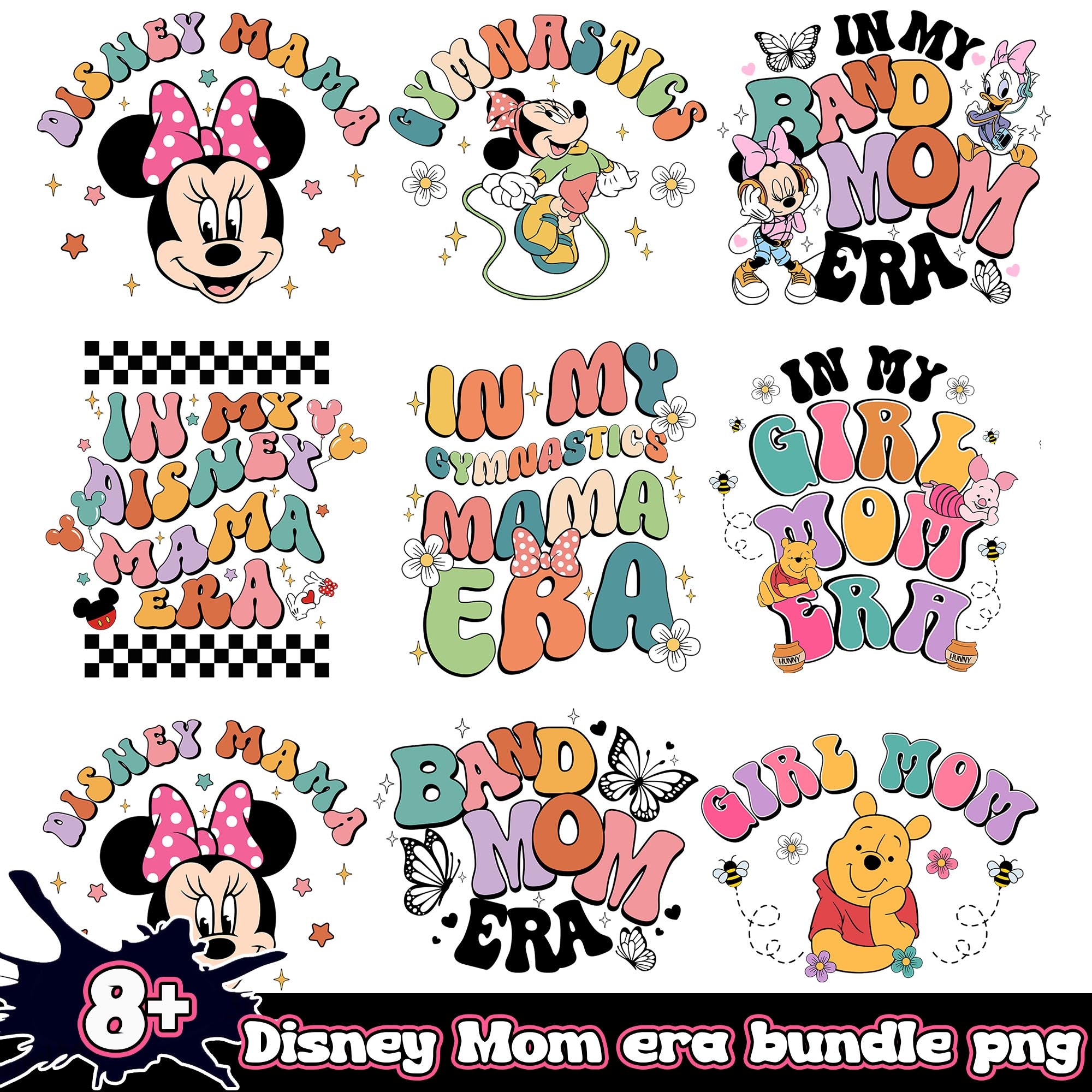 Disney Mom Era Bundle 8+ PNG