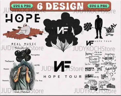 Nf Hope Tour 2023 Png, Nf Rapper Shirt, Hope Tour Merch