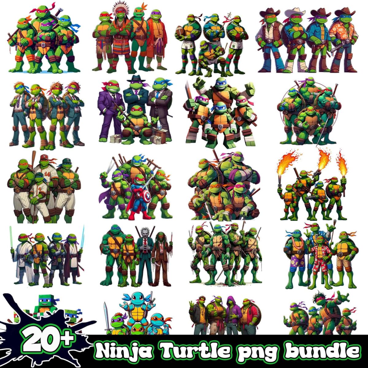 NinjaTurtlepngbundle