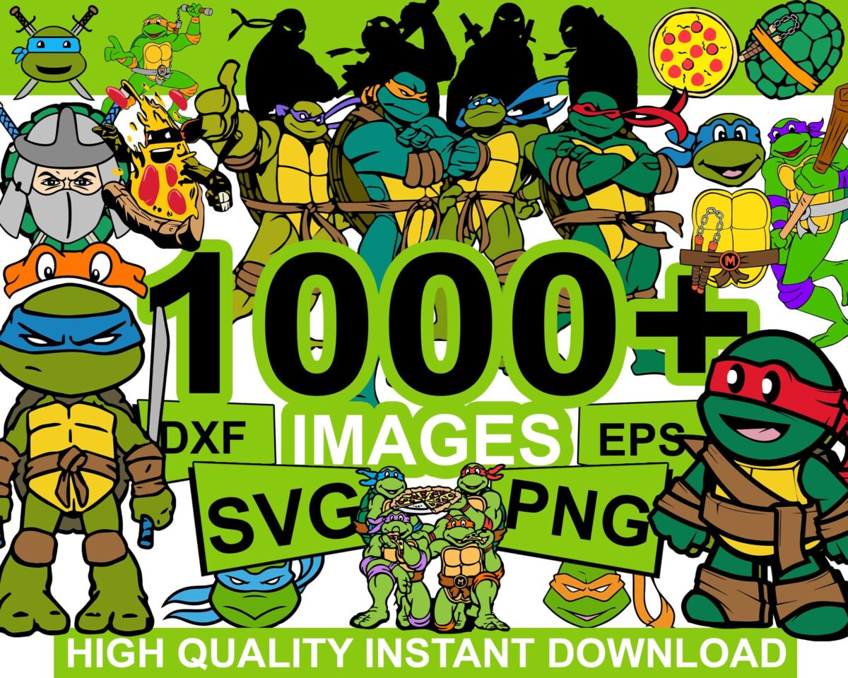 Ninja Turtles Svg 1000