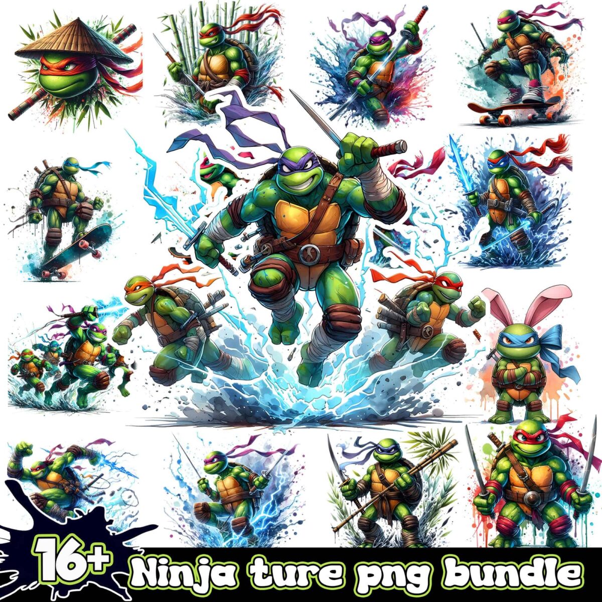 Ninjaturepngbundle