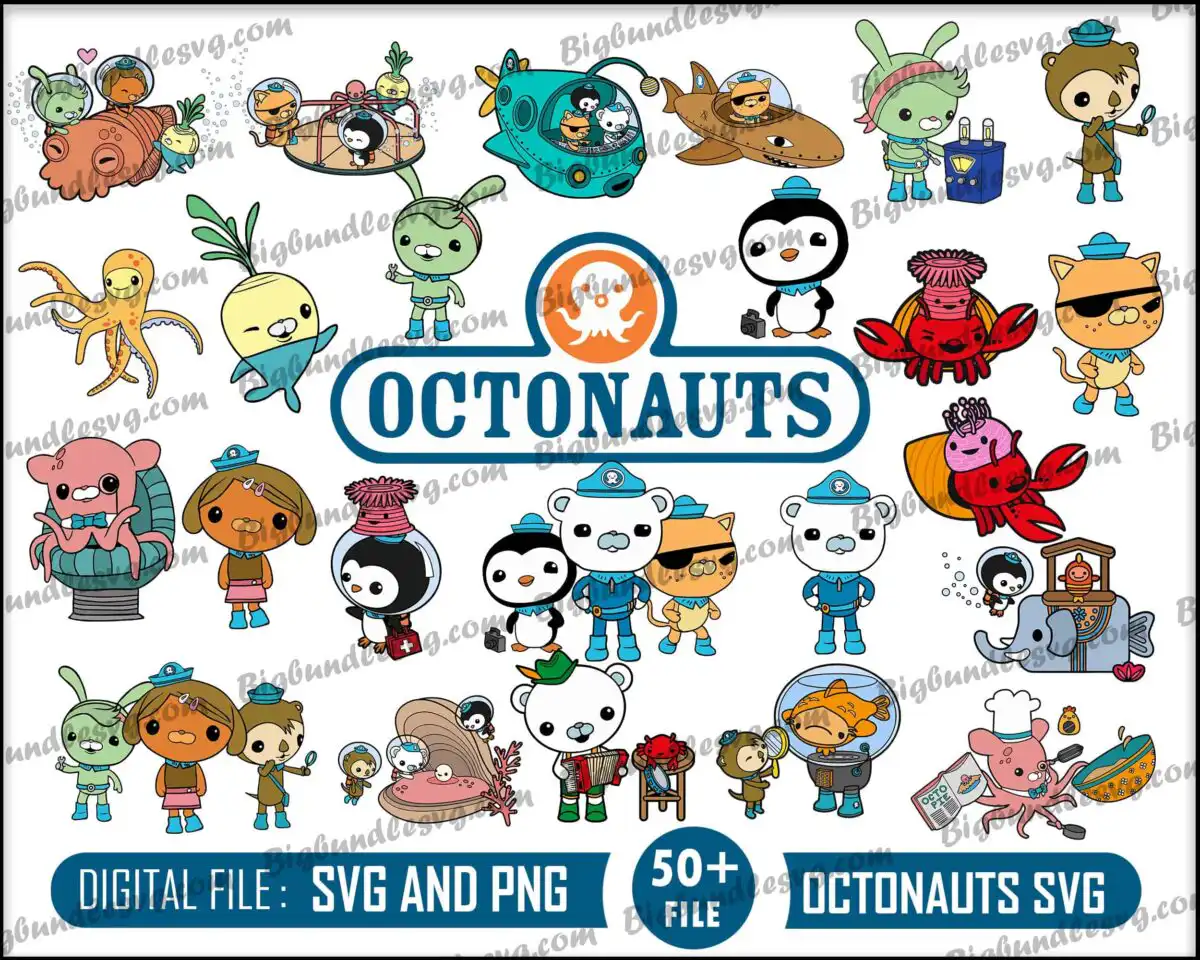octonauts svg bundle - Digital download