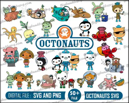 octonauts svg bundle - Digital download
