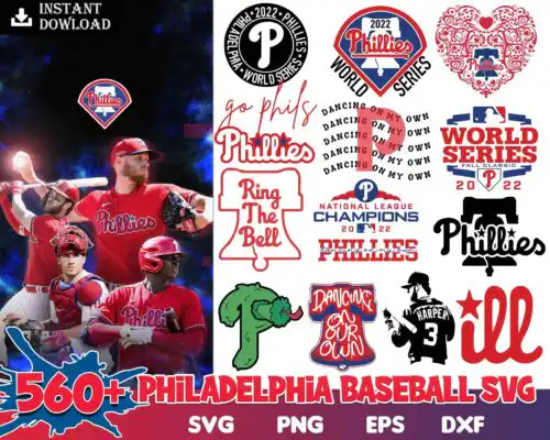 560+ Philadelphia-Phillies Baseball Team Svg, Sports cricut svg, Red October, Phillies, MLB Svg, Png, Dxf, Instant Download