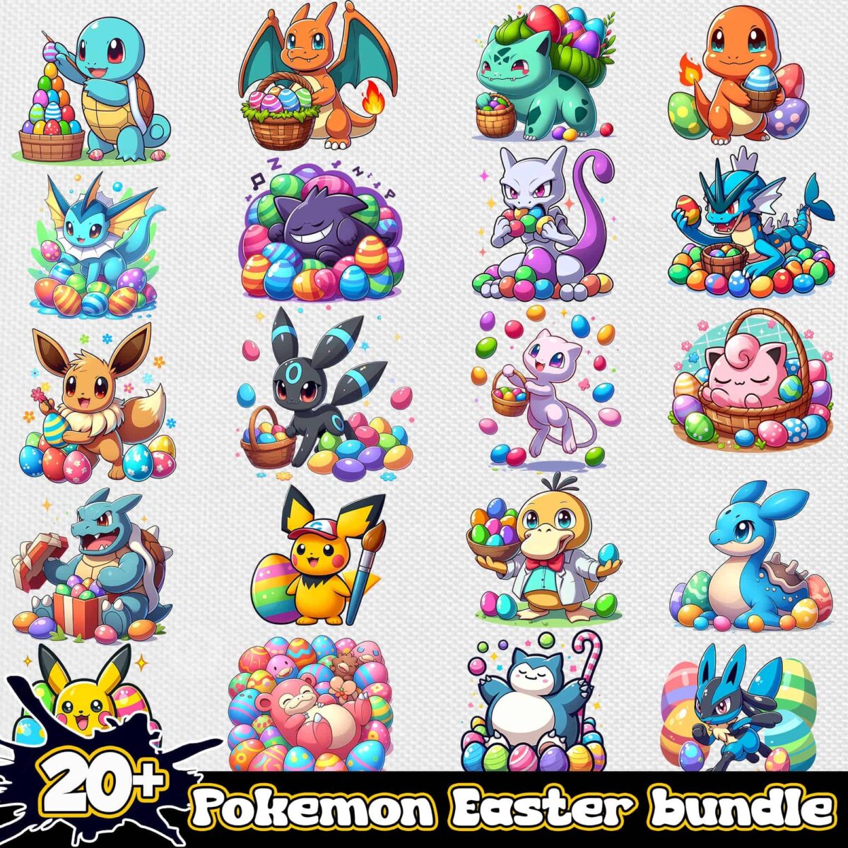 PokemonEasterpngbundle