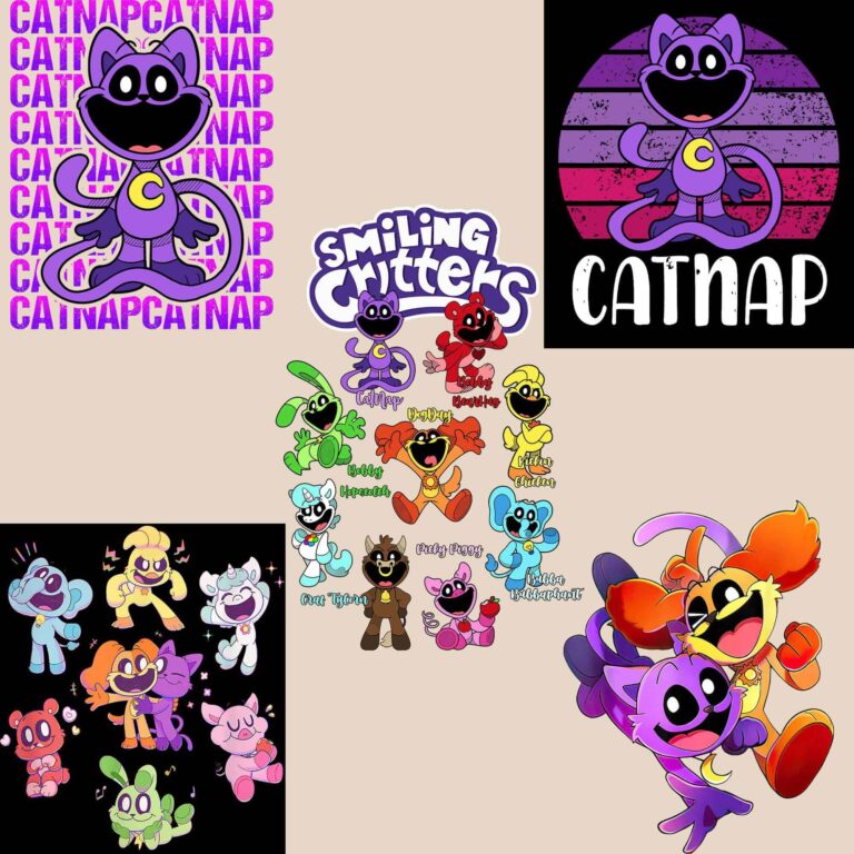 Poppy Playtime Chapter 3 Smiling Critters Catnap Bundle 5+ PNG ...