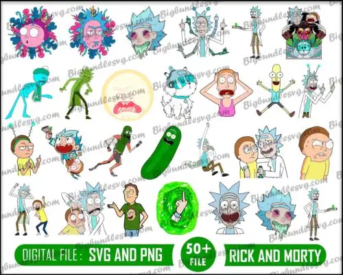 Rick and morty svg bundle - Digital download