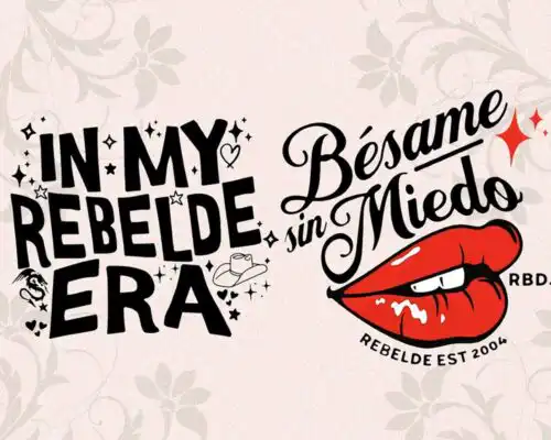 Rebelde Svg Png, Rbd Rebelde Tour 2023 Bundle Png