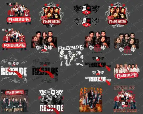 RBD Rebelde Tour 2023 png, Rebelde Concert PNG, Digital Download