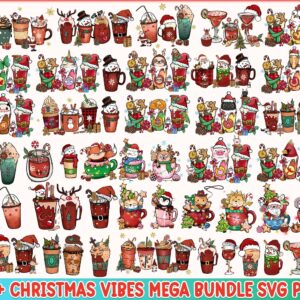 6 Harry Potter Christmas coffee bundle , Harry Potter Christmas PNG, HP Xmas png, Wizard world CRM05112201