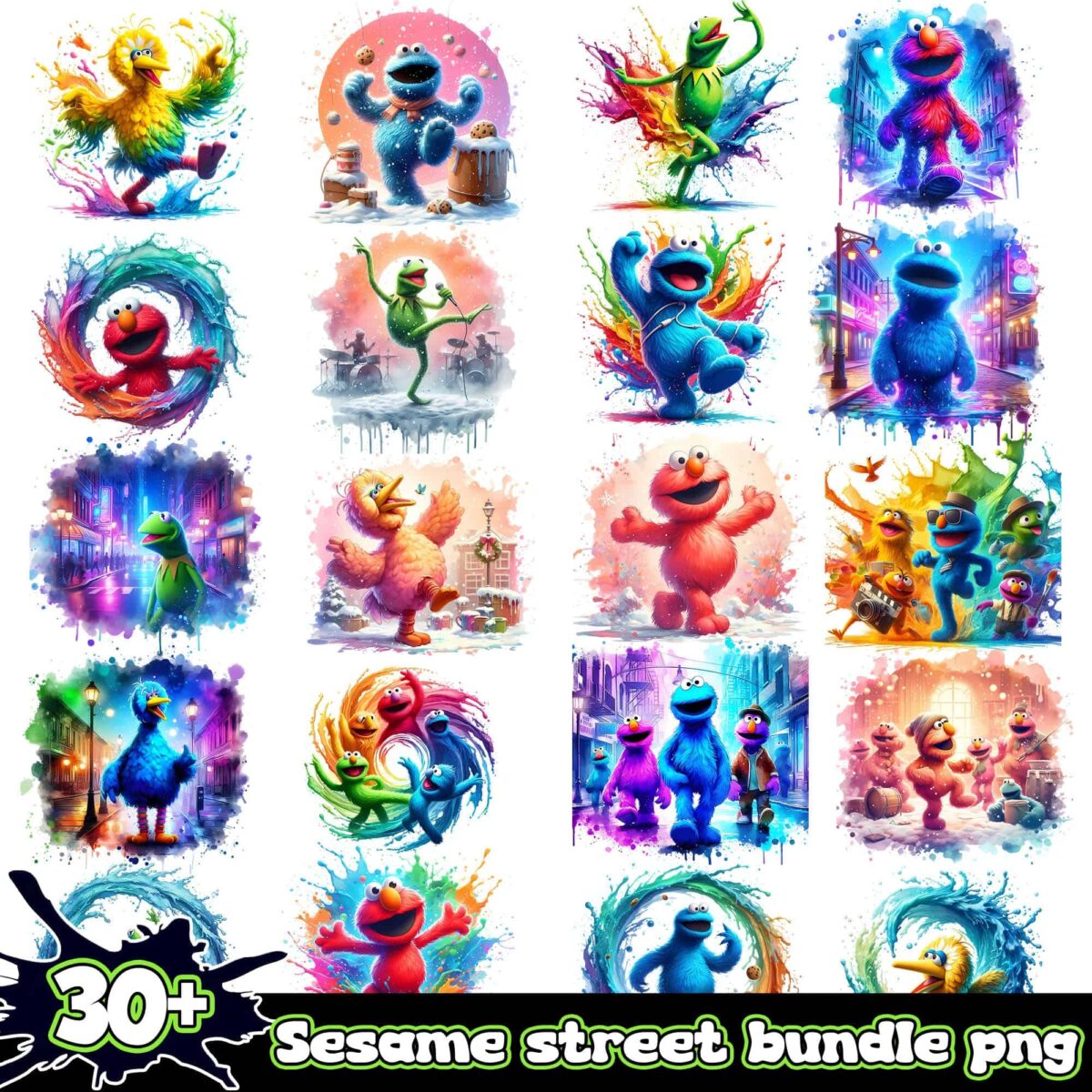 Sesamestreetpngbundle