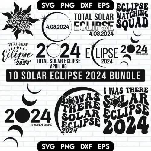 SolarEclipse2024Svg.jpg Solar Eclipse 2024 Bundle 10+ SVG PNG