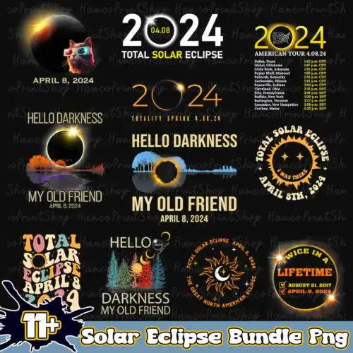 SolarEclipseBundlePng11.jpg Arkansas City Solar Eclipse Bundle Png, Total Solar Eclipse 2024 PNG