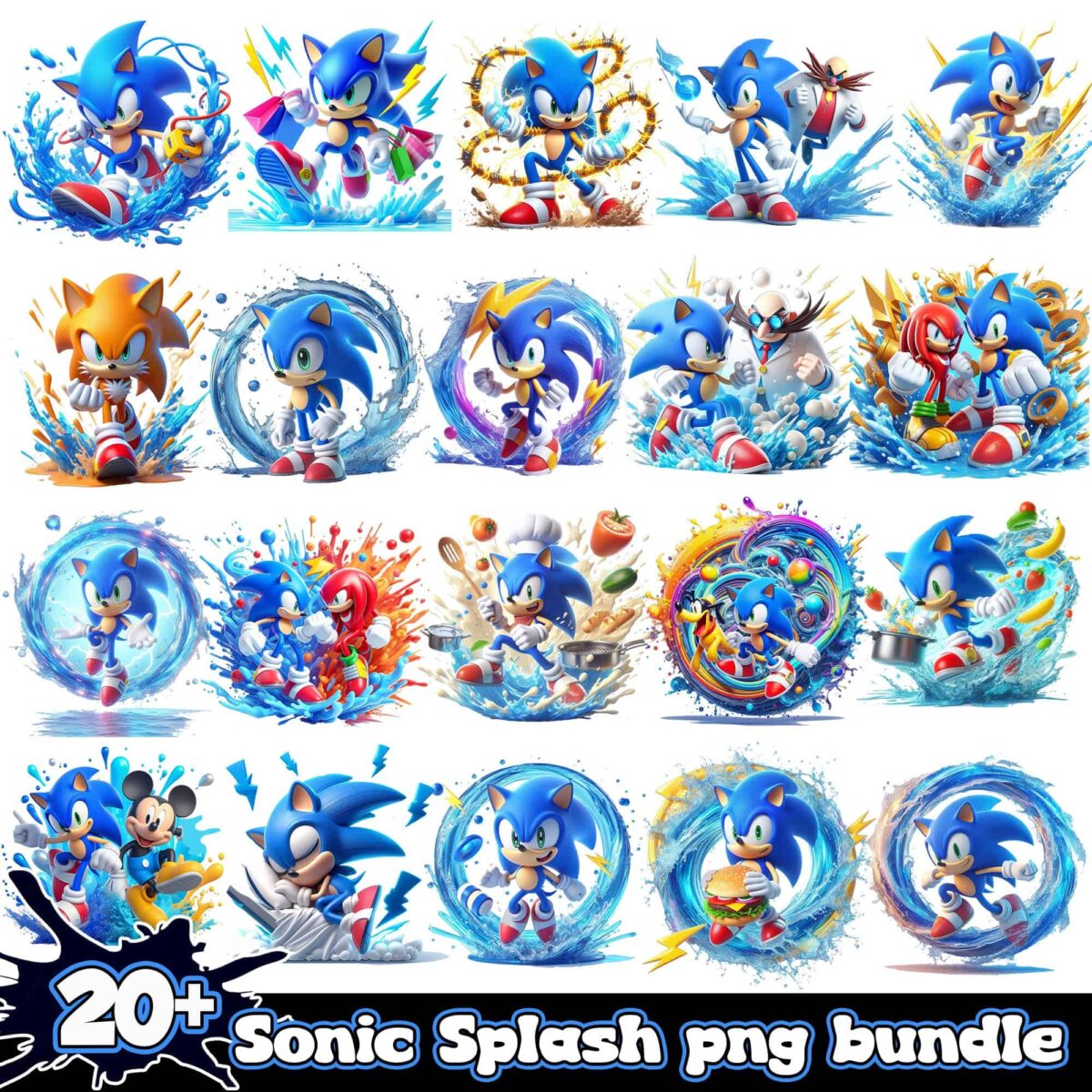 SonicTheHedgehogsplashbundlepng