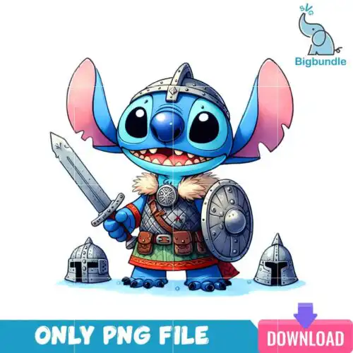Viking Stitch Lilo And Stitch PNG