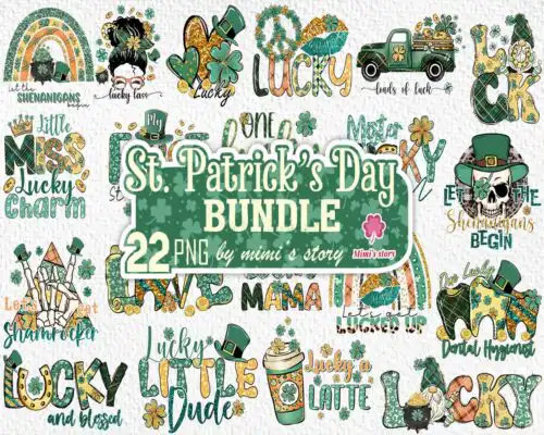 St. Patrick's png sublimation design bundle,Irish Day png, St. Patrick's png bundle, western St. Patrick's png, designs download