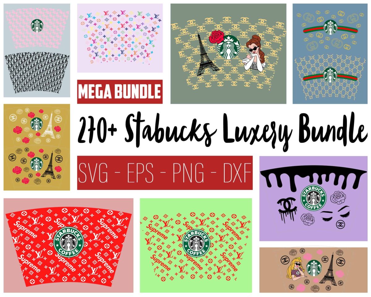 270+ Starbucks Wrap Luxury SVG Bundle 1.0