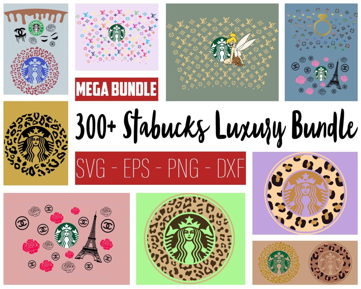 Starbucks Wrap Luxury SVG Bundle 300 BP0745SVG BP0752SVG