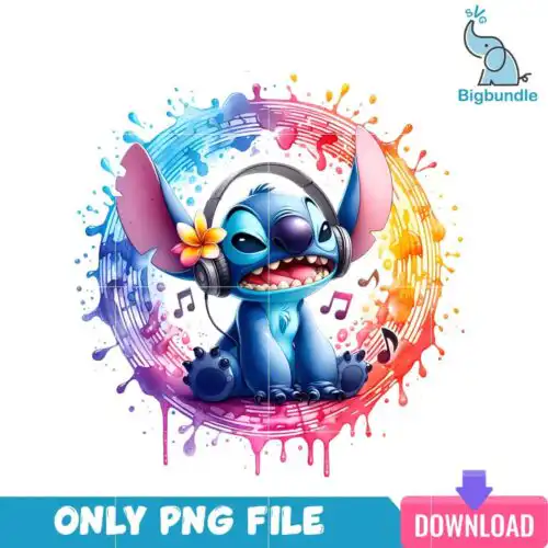 Stitch Singing Lilo And Stitch PNG