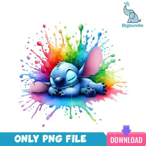 Stitch Sleeping Lilo And Stitch PNG