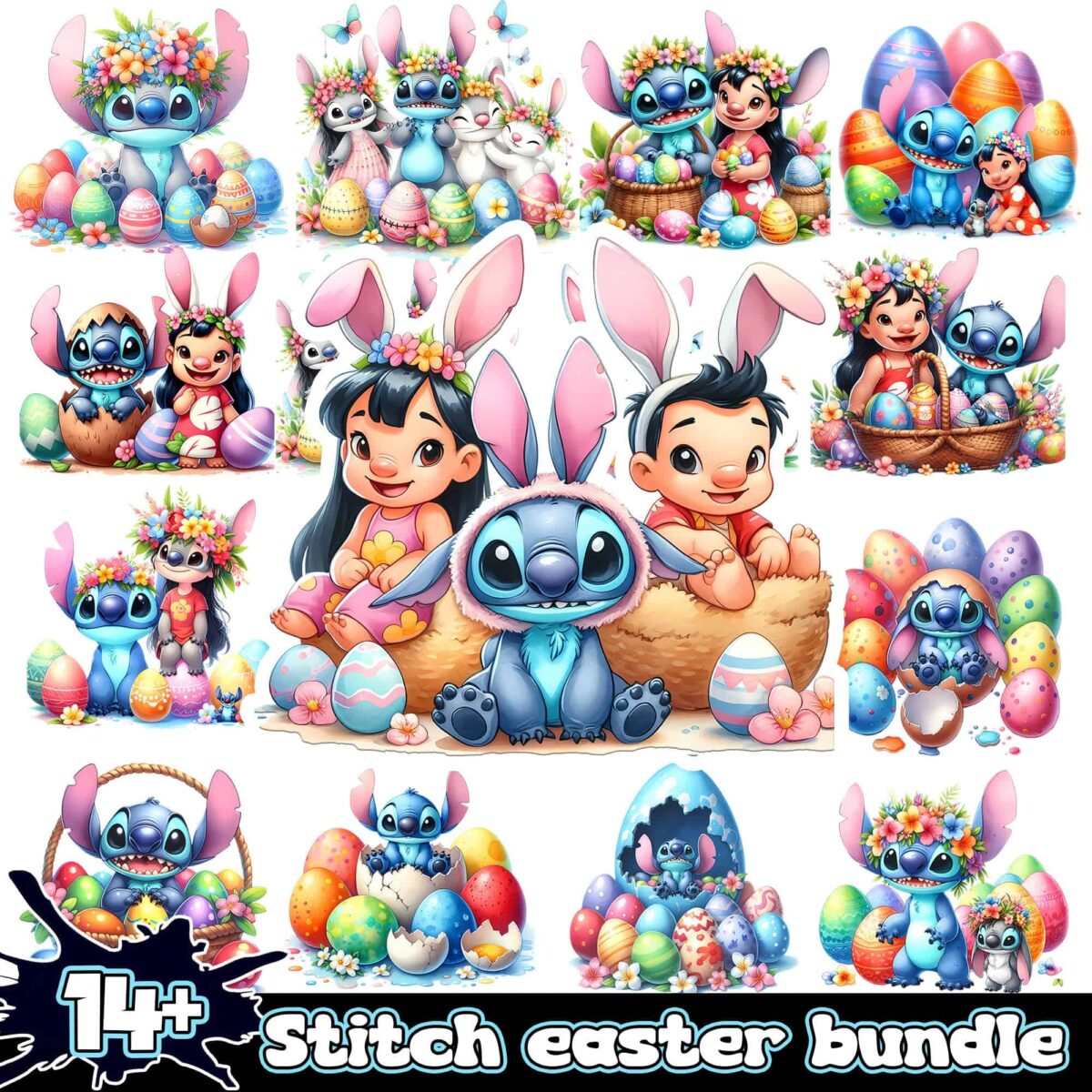 Stitcheasterpngbundle