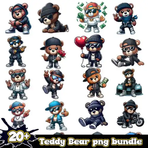 TeddyBearpngbundle.jpg Teddy Bear Bundle 20+ PNG