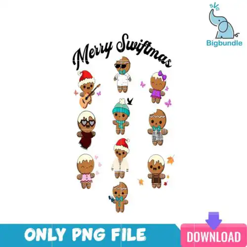 Merry swiftmas Gingerbread Png