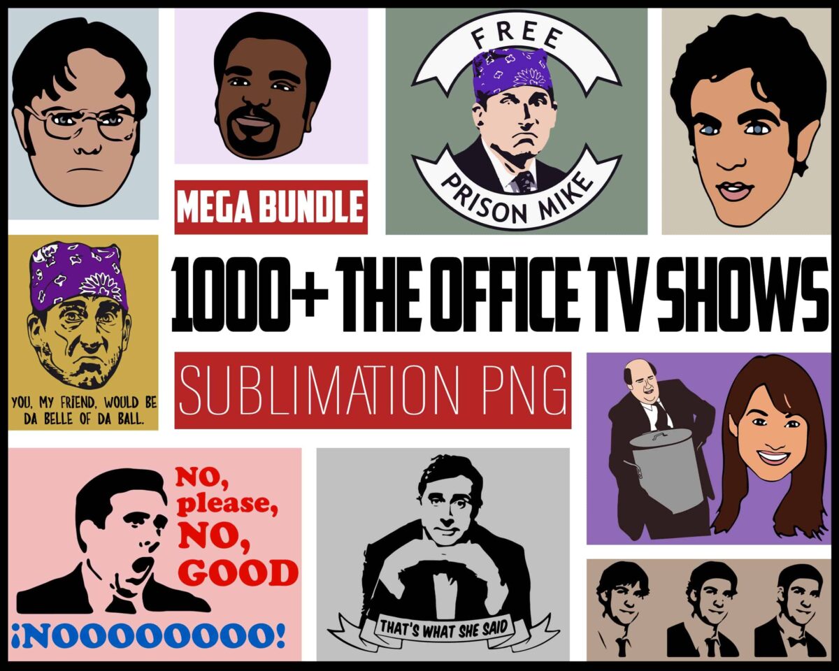 The Office TV Show SVG 1000