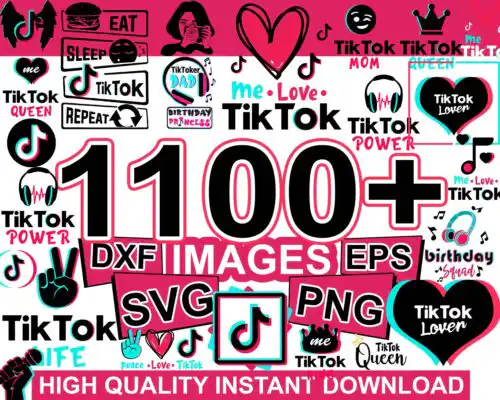 Tiktok_bundle_1100.jpg 1100+ TikTok Svg Bundle 3.0, Bundle svg, eps, png, dxf