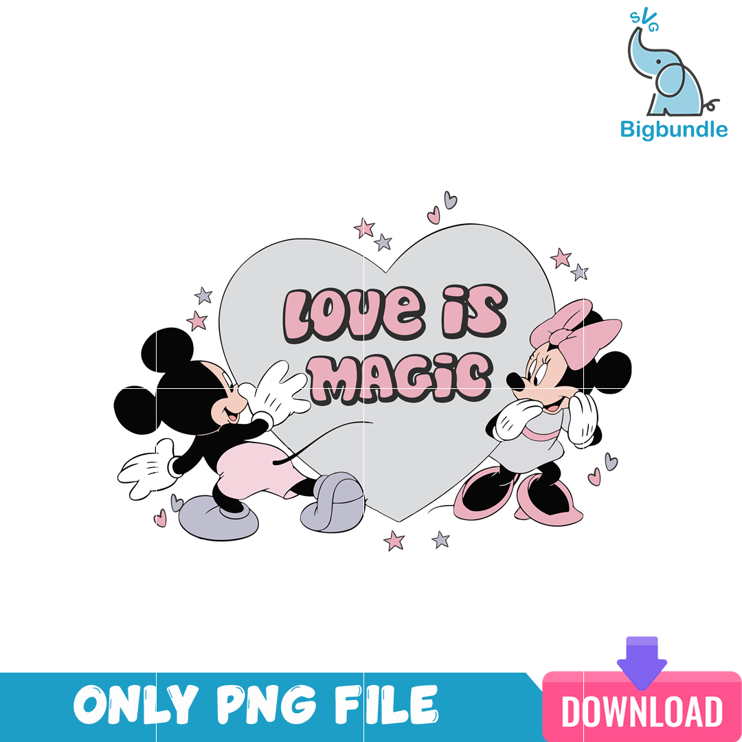 VLT22122310-Love Is Magic Mickey PNG