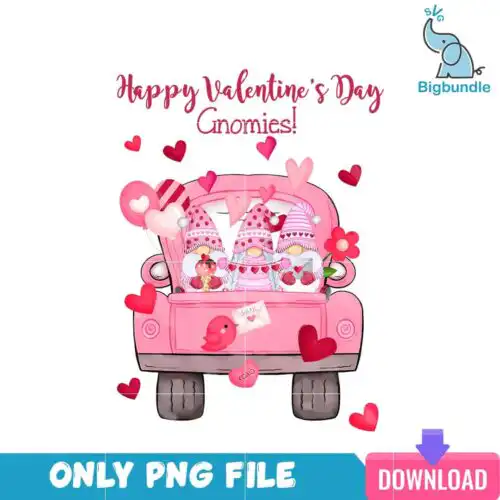 VLT22122341-Happy Valentine's Day Gnomies PNG