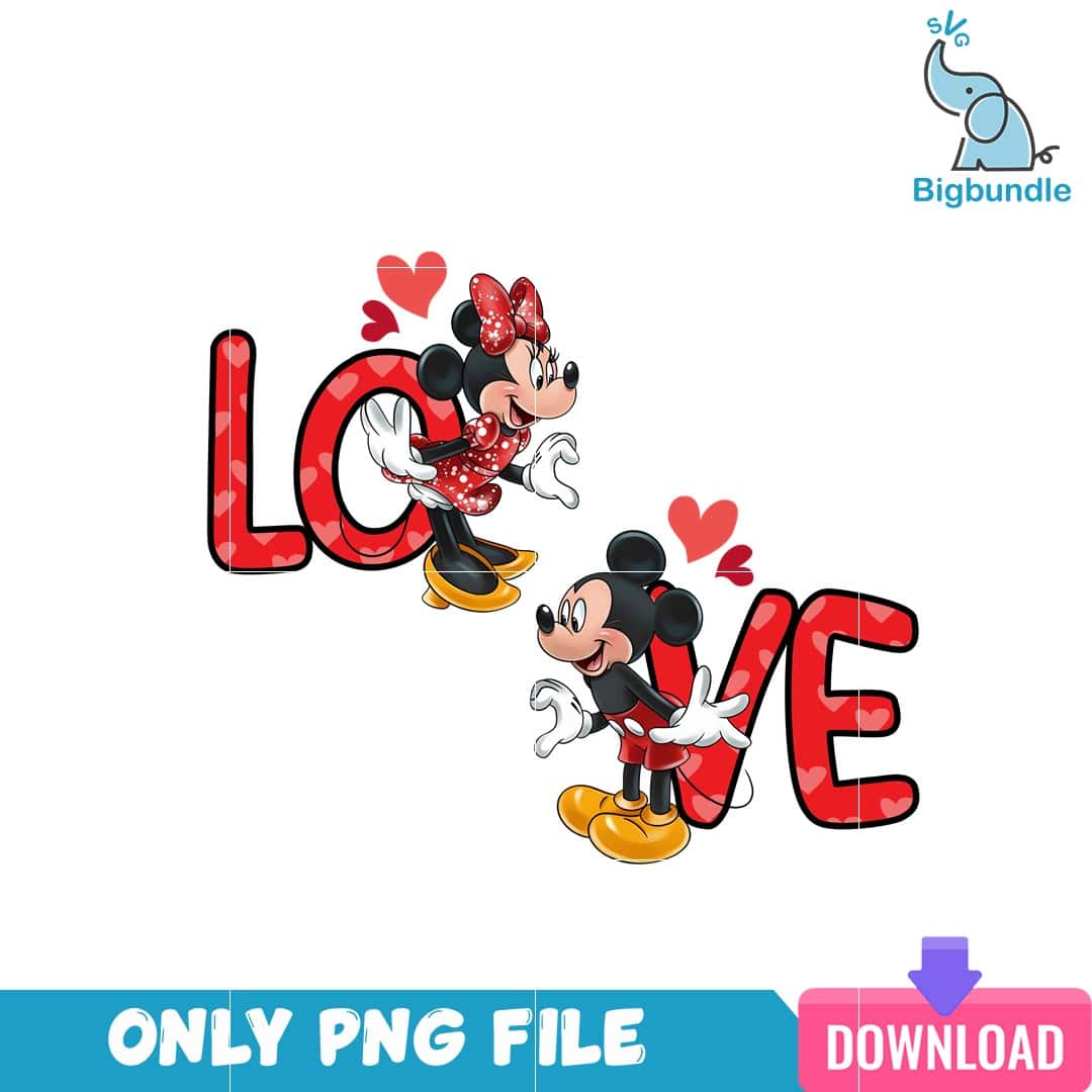 VLT22122350 MickeyMinnieLovePNG