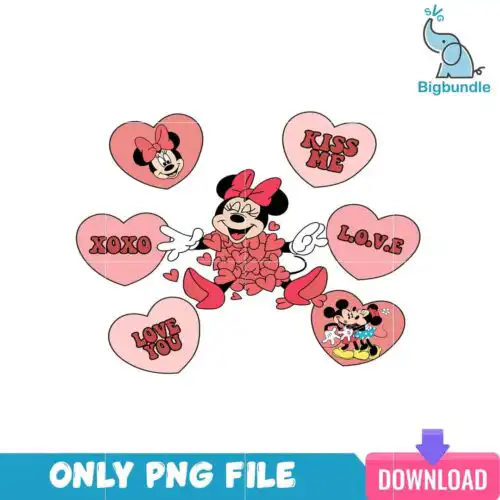 VLT22122370-Happy Valentine's Minnie PNG